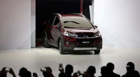 Honda Motor Co Ltd presents their new SUV model "WRV" during the Sao Paulo International Motor Show in Sao Paulo, Brazil, November 8, 2016. REUTERS/Paulo Whitaker