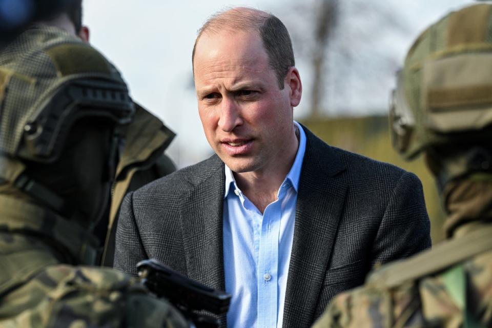 Prince William completed seven and a half years of full-time military service (EPA)