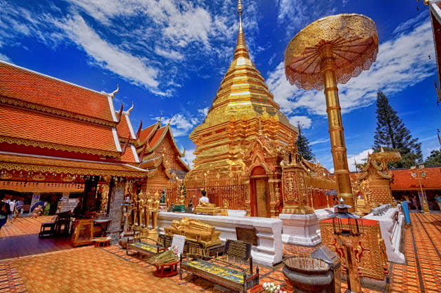 temple  in chiang mai  thailand