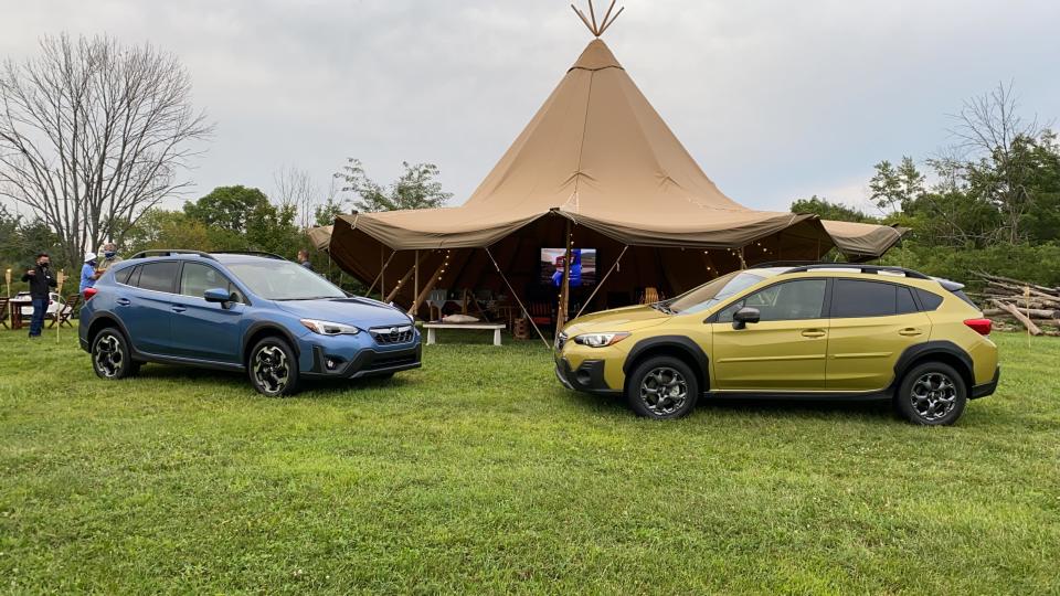 2021 Subaru Crosstrek Limited (left) and Sport