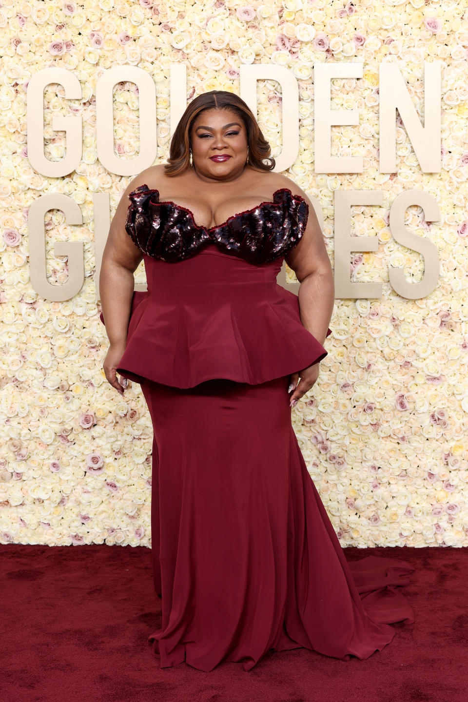 Da'Vine Joy Randolph golden globes 2024