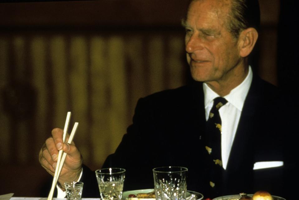 Prince Philip was always mixing it up.