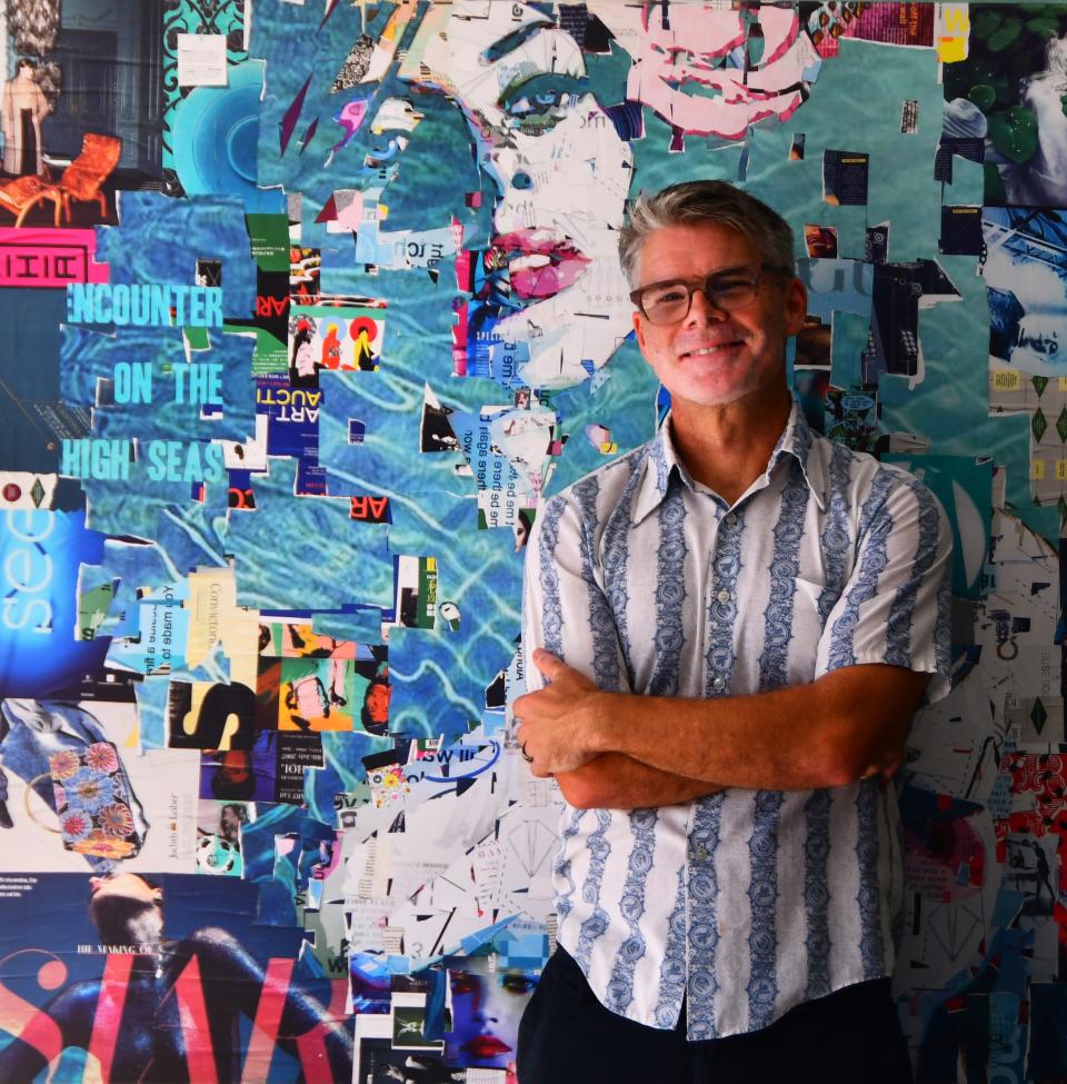Artist Derek Gores and his wife, Cassandra Wyzik, are in the process of purchasing the Highland Avenue building that houses Ralph's Art Supplies in downtown Eau Gallie.