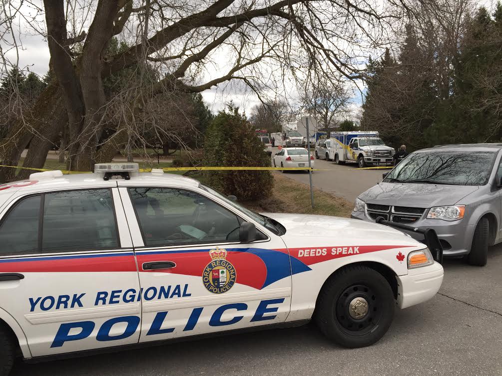 York Regional Police say four Jewish adults were walking home from a synagogue in Vaughan when they were assaulted. (Greg Ross/CBC - image credit)