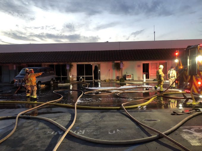 Costa Mesa Fire, Photo.