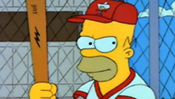 Say hello to baseball's new Hall of Famer, Homer Simpson. (The Simpsons)