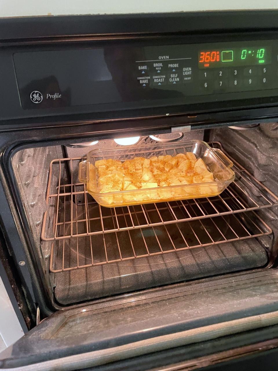 Baking Dad's Greek Lemon Potatoes