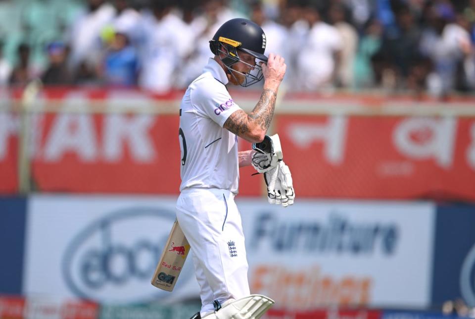 Ben Stokes was unable to stick around with the England tail on an anti-climactic day (Getty Images)