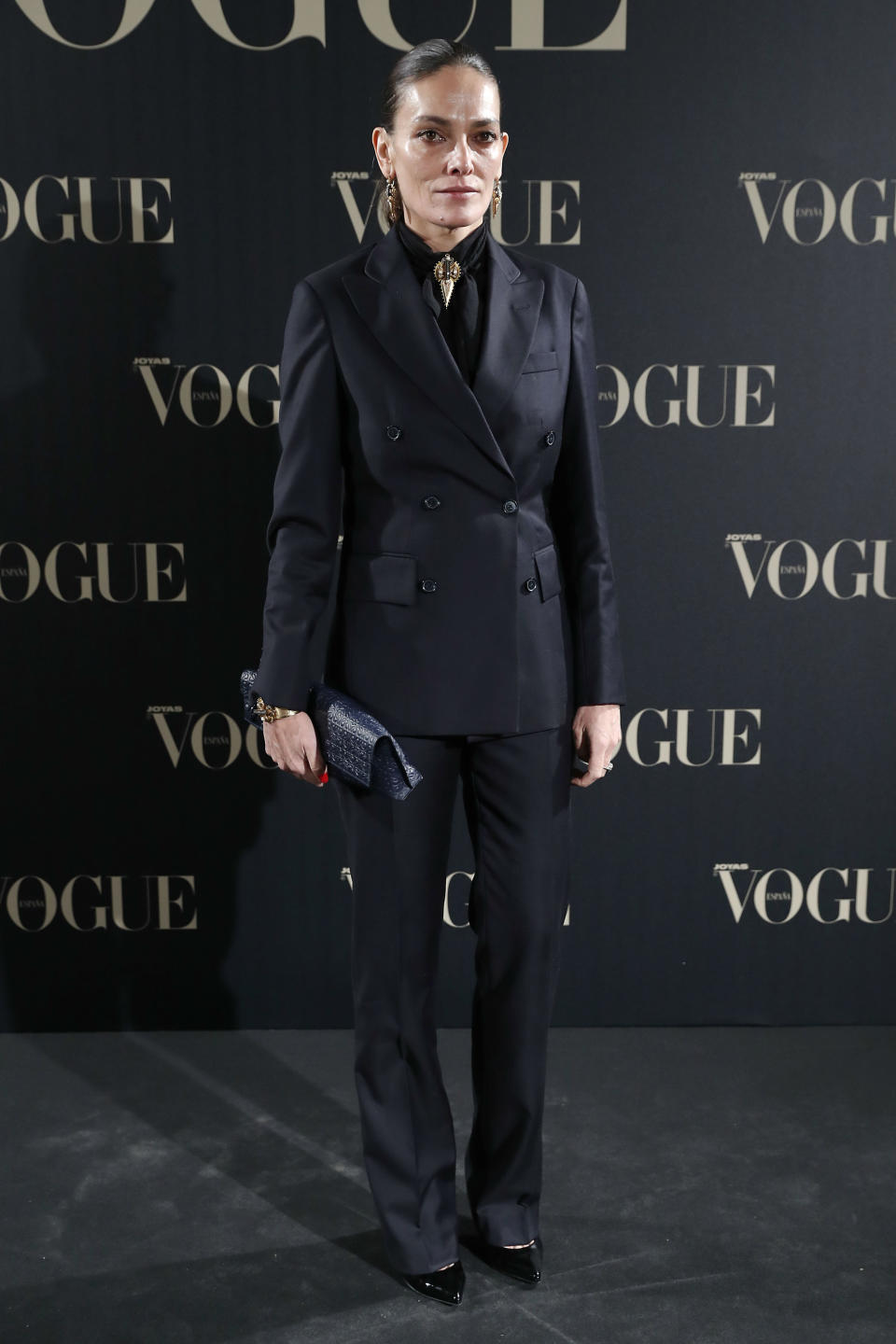 <p>Los trajes tuvieron mucho protagonismo en los premios Vogue Joyas 2018 y el de Laura Ponte fue todo un acierto. (Foto: Gtres). </p>