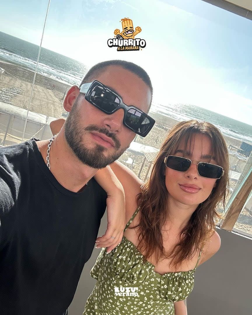 Occhiato y Jazmín confirmaron su relación durante la transmisión de Nadie dice nada (Foto: Instagram @luzutv)