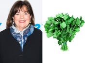 The Barefoot Contessa has a strong stance on the world's most controversial herb, cilantro. "I just can't stand it," <a rel="nofollow noopener" href="http://people.com/food/ina-garten-cooking-for-jeffrey-tour-baltimore/" target="_blank" data-ylk="slk:she told PEOPLE;elm:context_link;itc:0;sec:content-canvas" class="link ">she told PEOPLE</a> during her book tour in January. 
