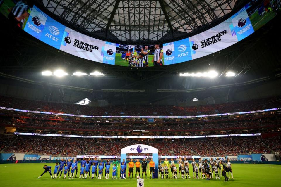 Chelsea and Newcastle were part of the Premier League's 'Summer Series' and played a friendly in Atlanta last year (Getty Images for Premier League)