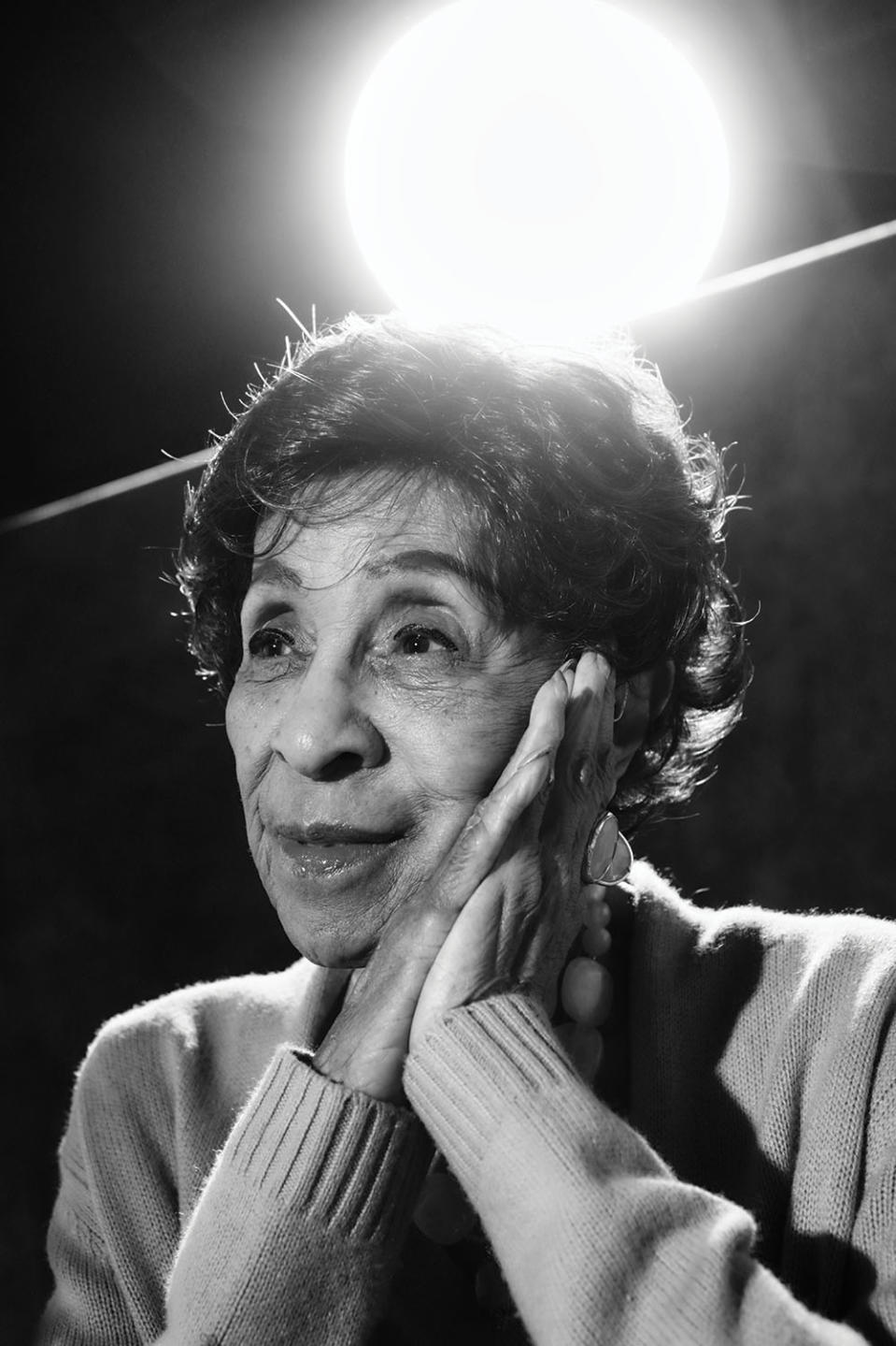 Actress Marla Gibbs poses for a portrait at PMC Studios on Feb. 1, 2022, in Los Angeles, California. - Credit: Photographed by Michael Buckner