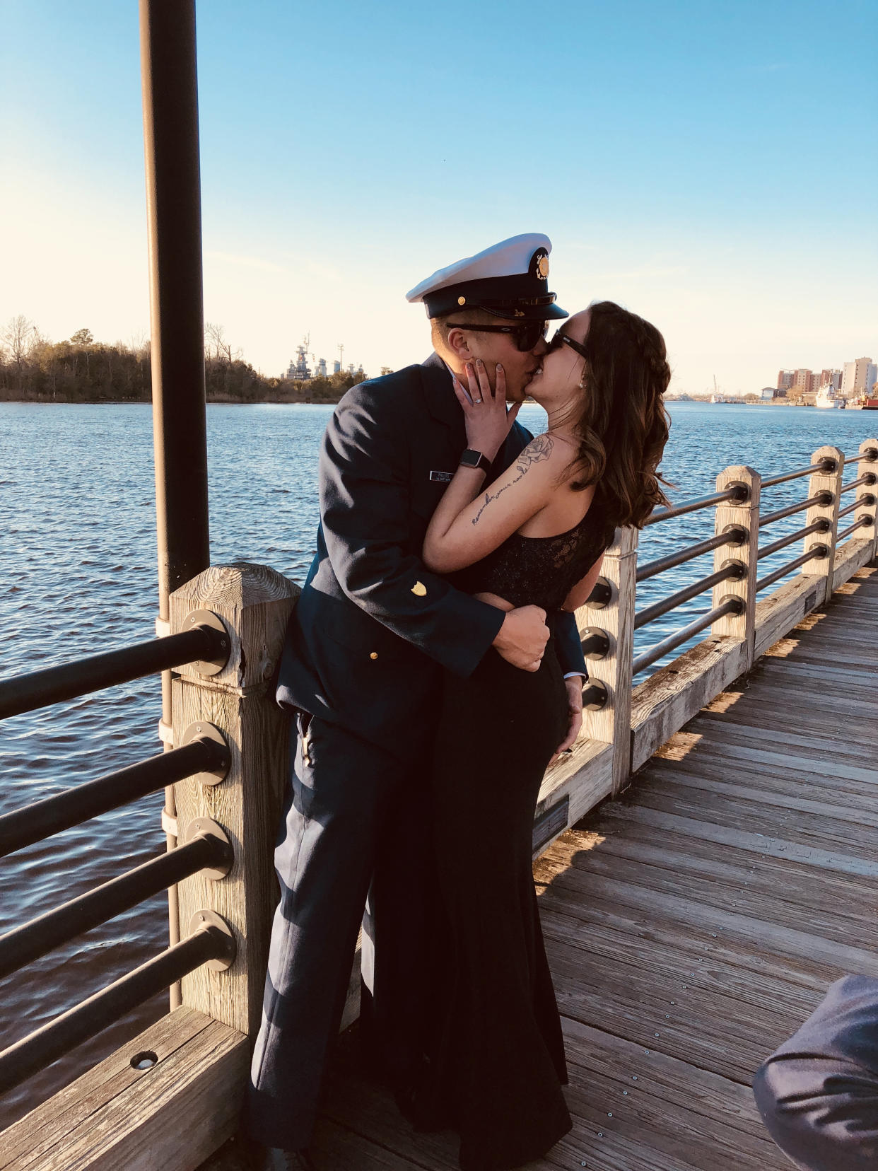 Coast Guard spouse Tiffani Philips tells TODAY.com that moving to Guam put a spotlight on the difficulties military spouses face finding employment. (Courtesy Tiffani Phillips)