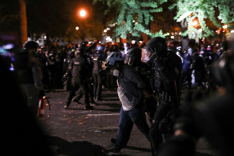 Black Lives Matter rally in Portland, Oregon