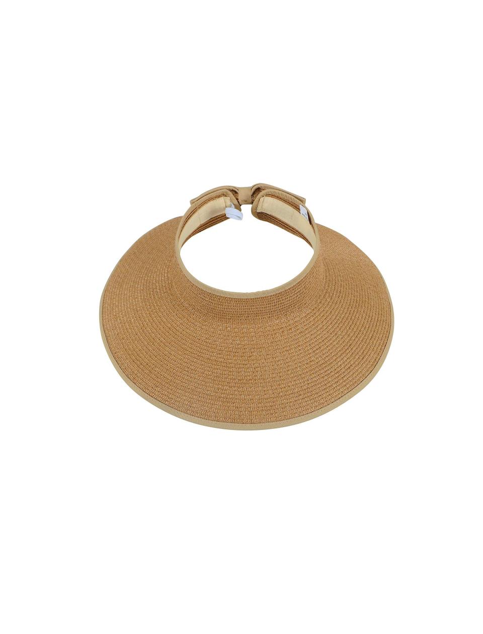 17) Roll-Up Wide-Brim Straw Hat