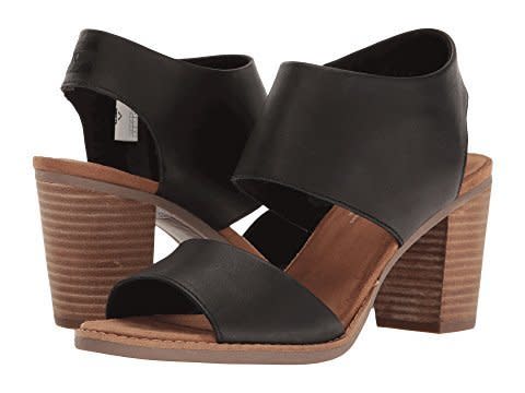 <strong>Sizes</strong>: 5 - 12<br /><a href="https://www.zappos.com/p/toms-majorca-cutout-sandal-black-leather/product/8803851/color/72" target="_blank" rel="noopener noreferrer">Shop them here.</a>