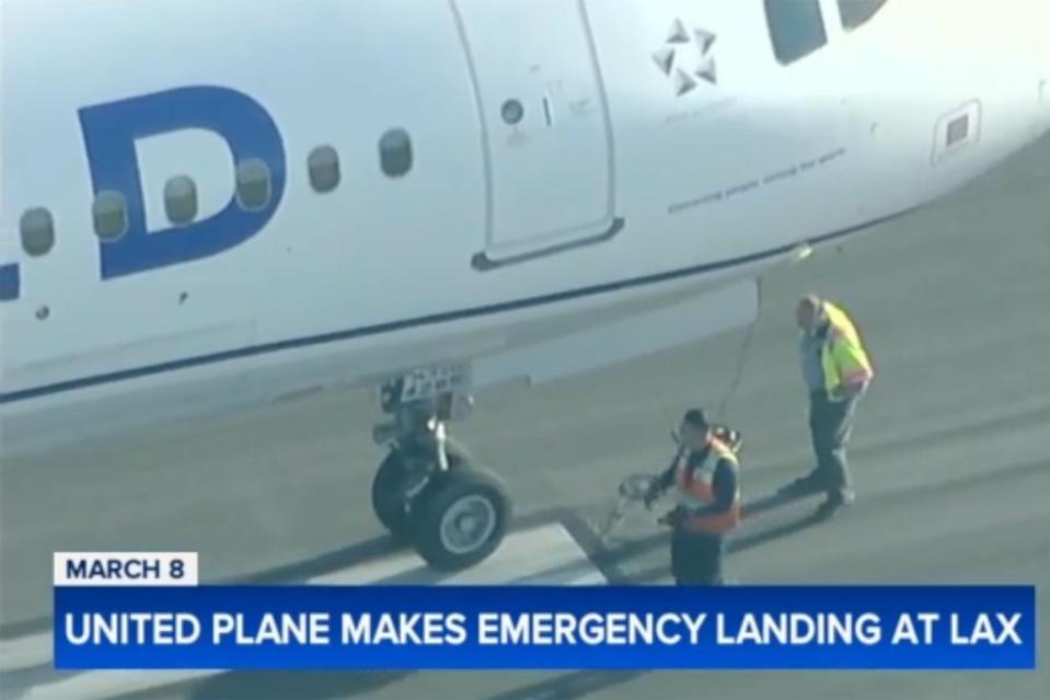 A United Airlines flight had to make an emergency landing after losing a tire during takeoff last week. ABC7