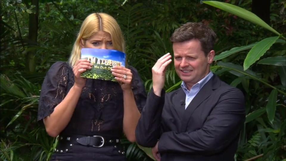 Ouch. Holly and Dec (Credit: ITV)