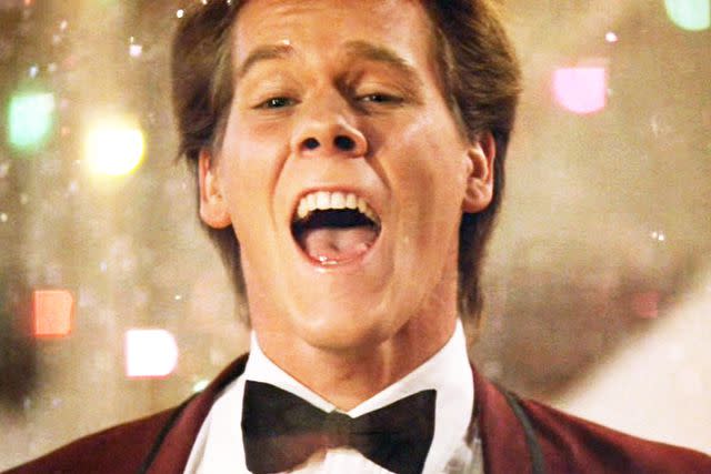 <p>CBS/Getty</p> Kevin Bacon in 1984's Footloose