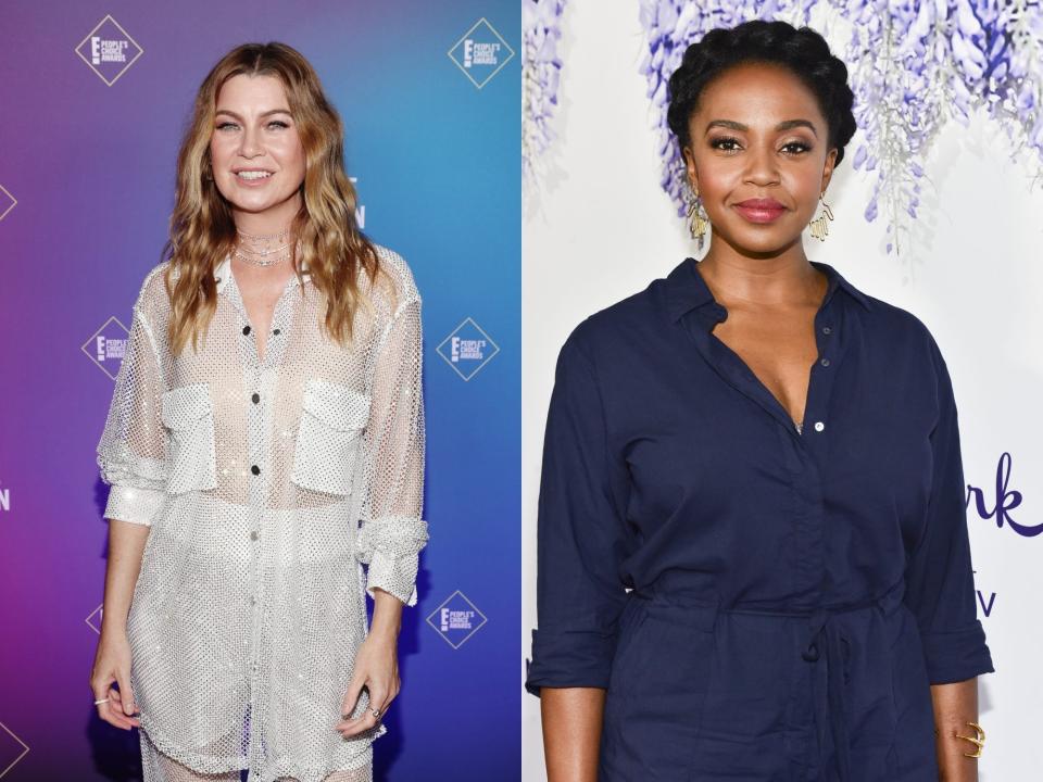 Ellen Pompeo and Jerrika Hinton.