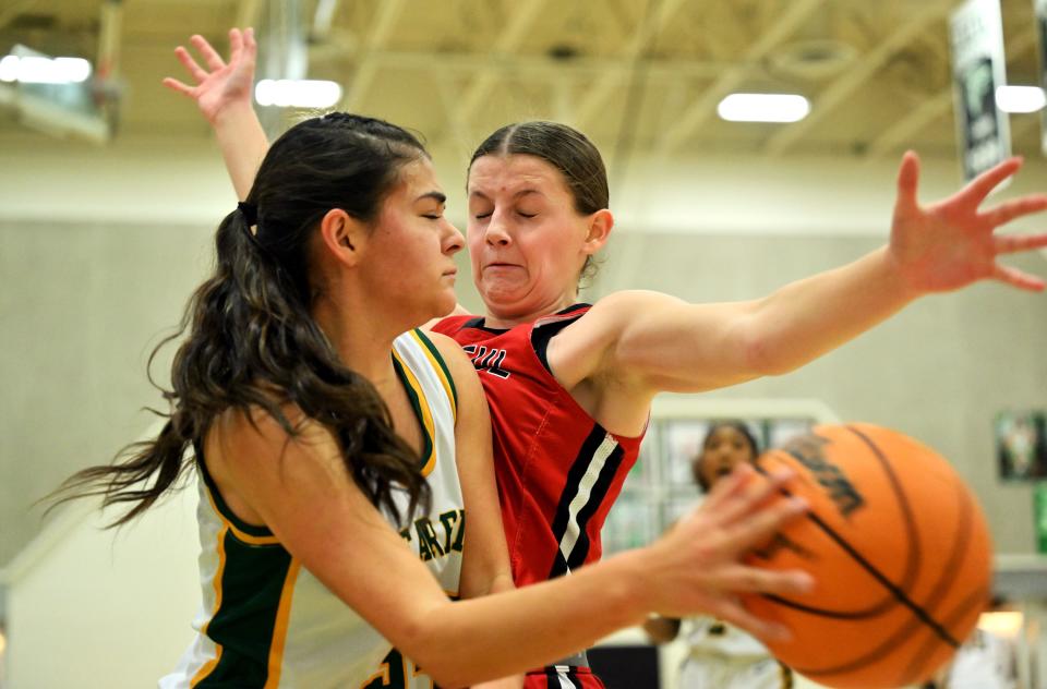 Clearfield and Bountiful play at Clearfield on Wednesday, Jan. 17, 2024. Bountiful won 56-47. | Scott G Winterton, Deseret News
