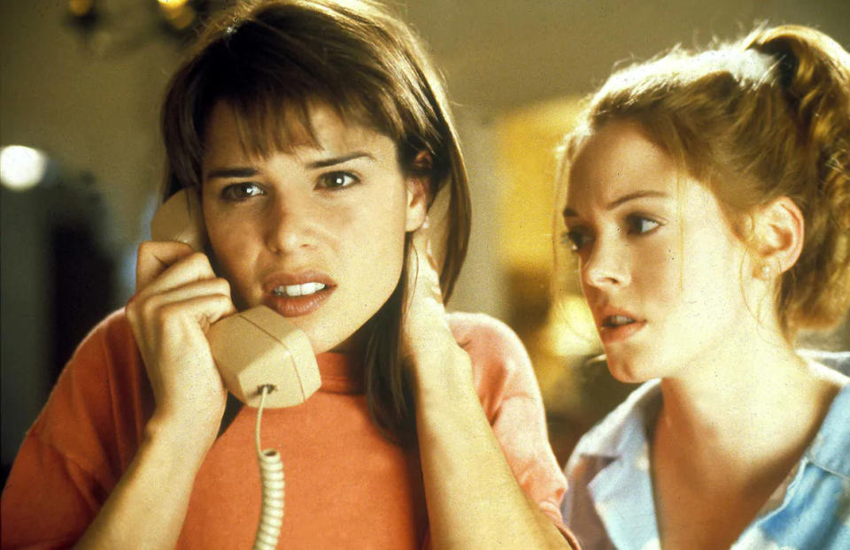 Sidney Prescott on the phone