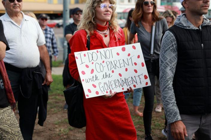 School board protests