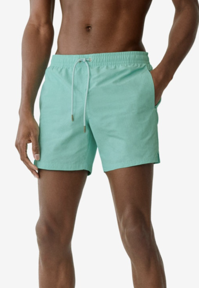 Cord plain swimming trunks - Man