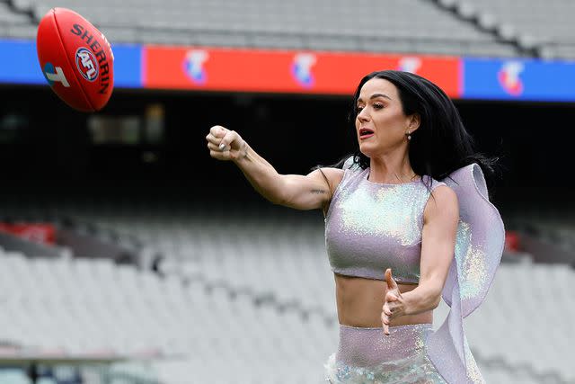 <p>Dylan Burns/AFL Photos via Getty</p> Katy Perry.