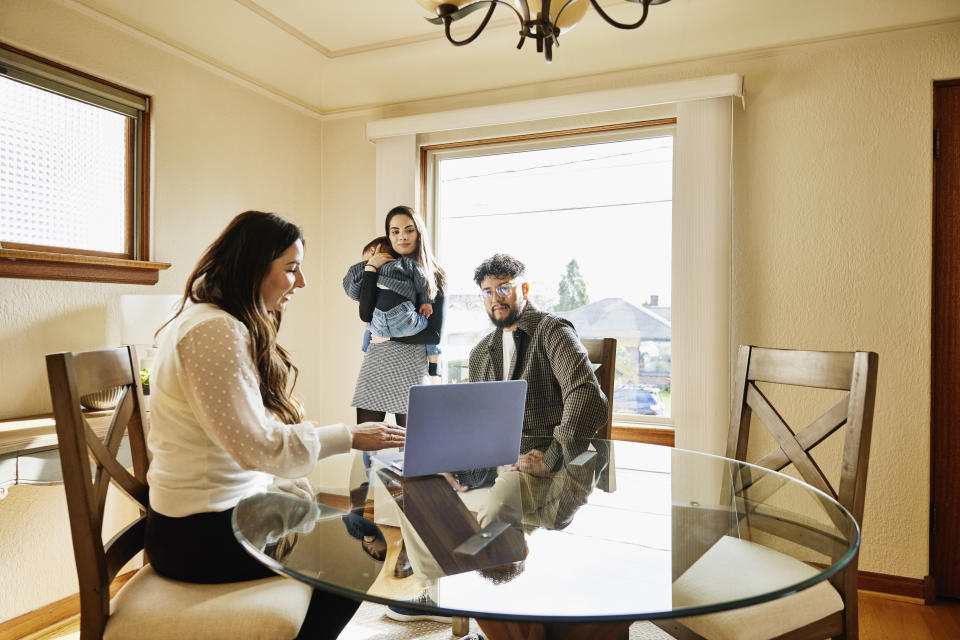 As mortgage rates top 5%, a growing number of prospective buyers have leaned towards adjustable-rate mortgage loans. According to the Mortgage Bankers Association, the ARM share is triple what is was at the beginning of 2022. (Credit: Getty Images) 