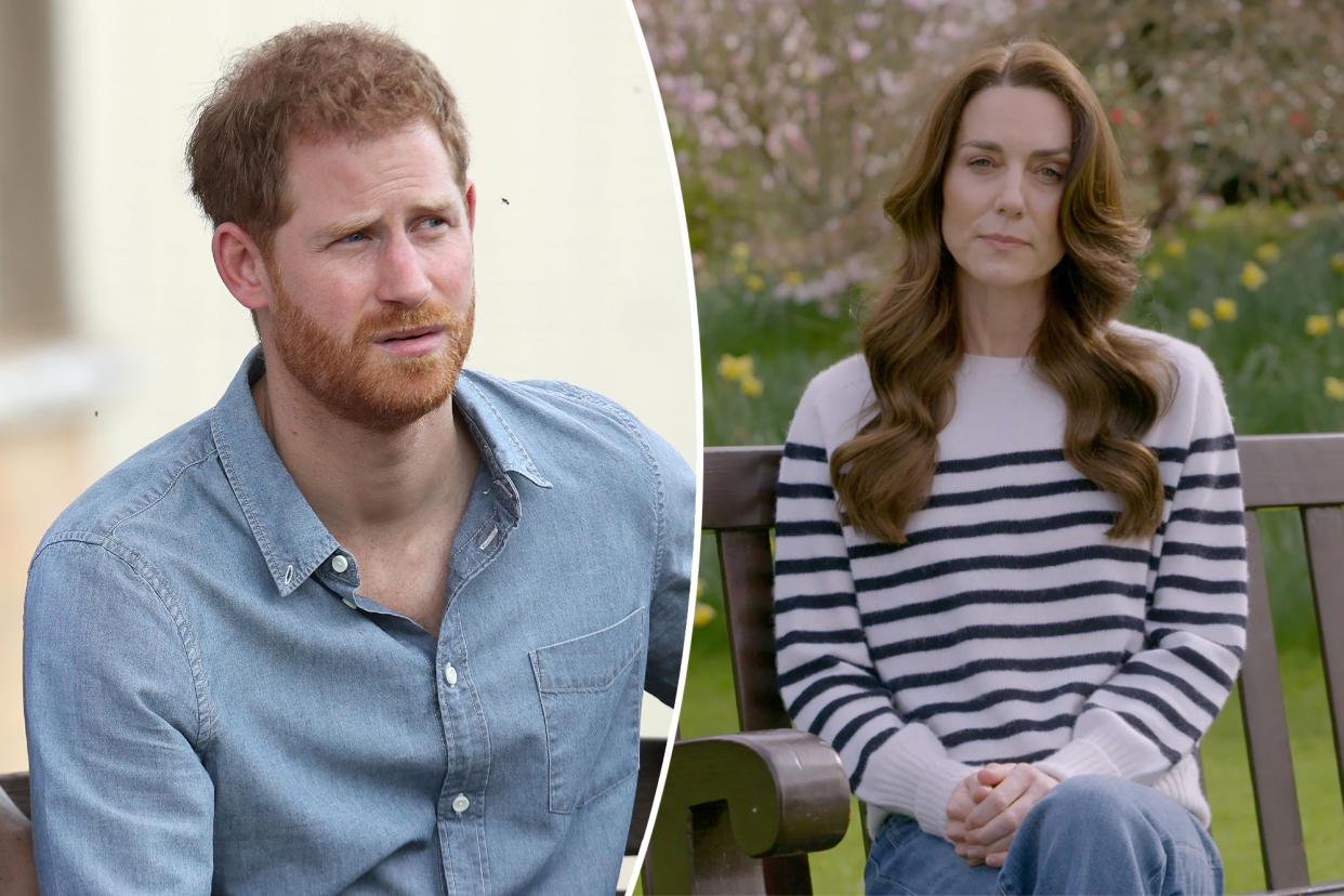 Prince Harry learning of sister-in-law Kate Middleton's cancer on TV 'speaks volumes' about royal family's dynamic: expert