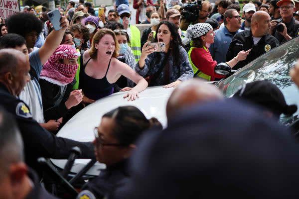 Este mi´rcoles se registraron protestas en universidades de Texas y Califoirnia 