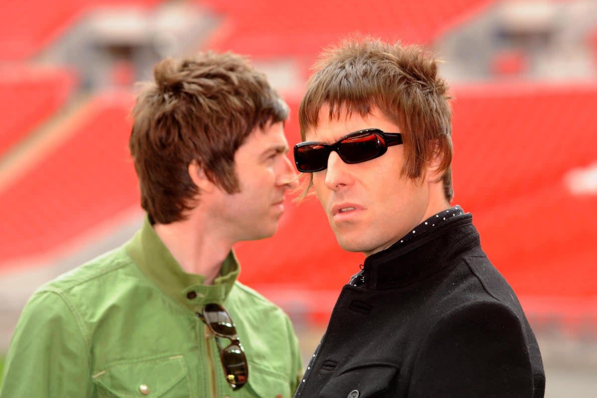 Brothers Liam and Noel Gallagher are getting back together for the Oasis Live 25 worldwide tour next year (Zak Hussein/PA) (PA Archive)