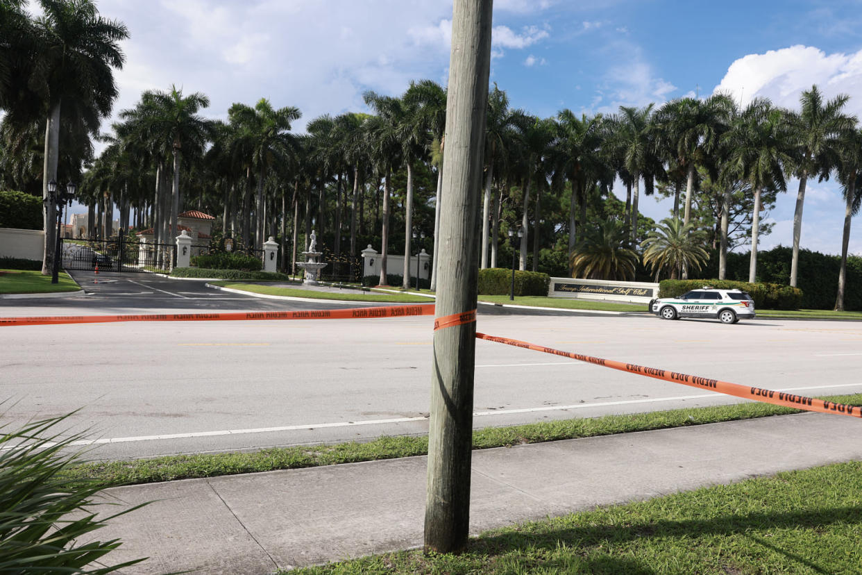 Shots Reportedly Fired Near Trump Golf Course Where The Former President Was Playing (Joe Raedle / Getty Images)