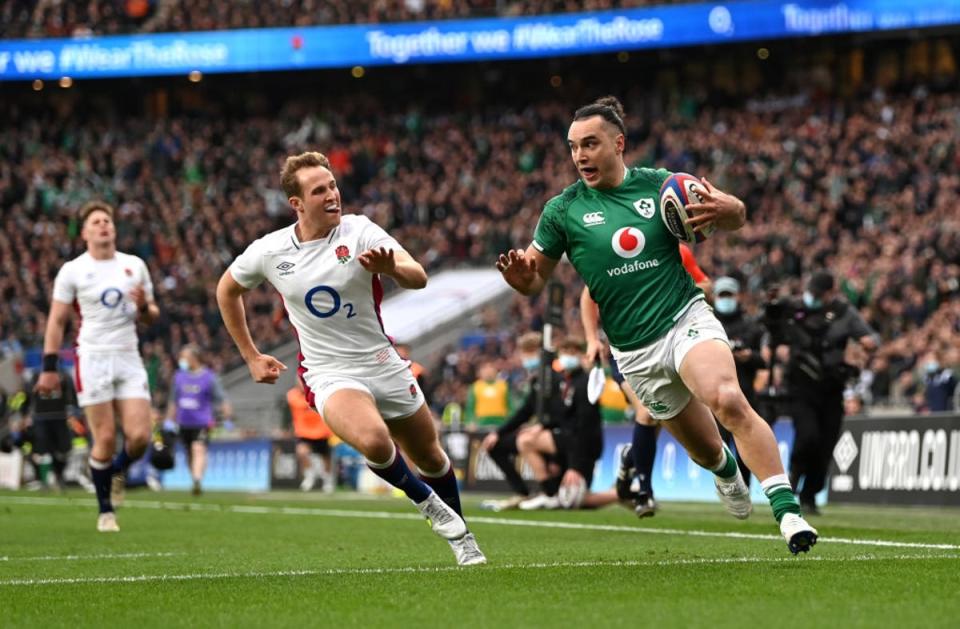 James Lowe has shown his finishing ability for Ireland on many an occasion (Getty Images)