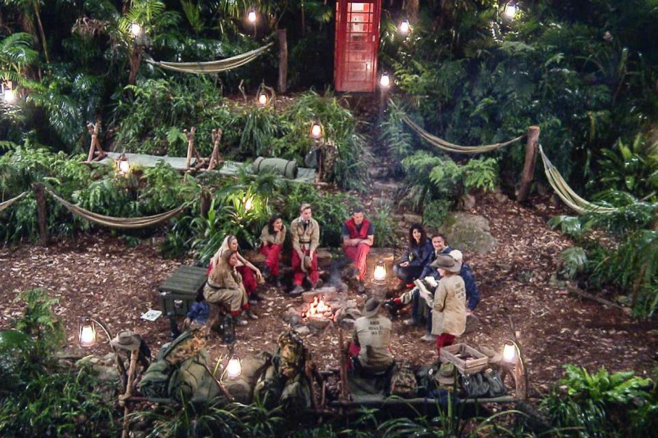 New home: The camp mates settle into the jungle (ITV/REX/Shutterstock)