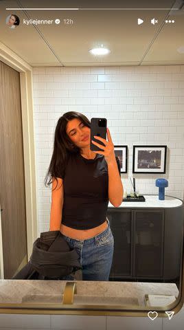 Kylie Jenner Offers a New Take on the Denim Trend