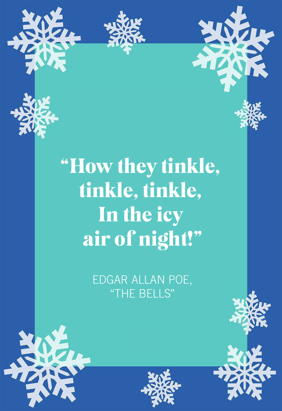 Edgar Allan Poe,  “The Bells”