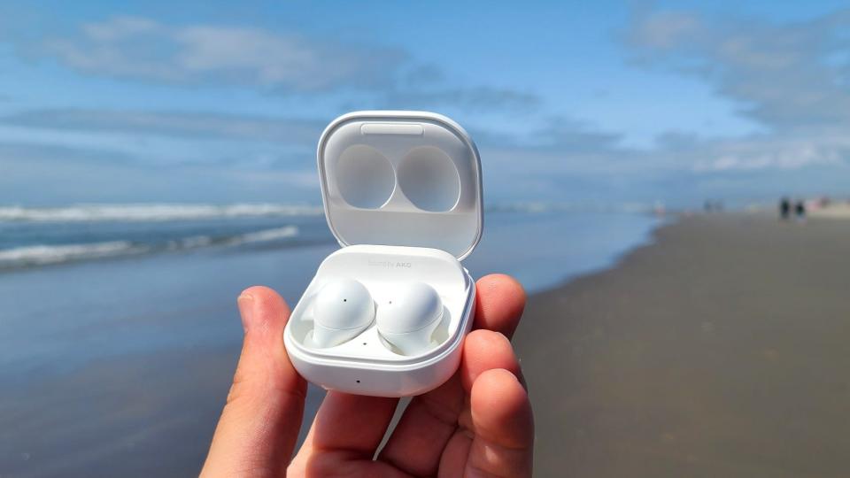 The Samsung Galaxy Buds offer a suite of features at the same price as Apple's basic AirPods.