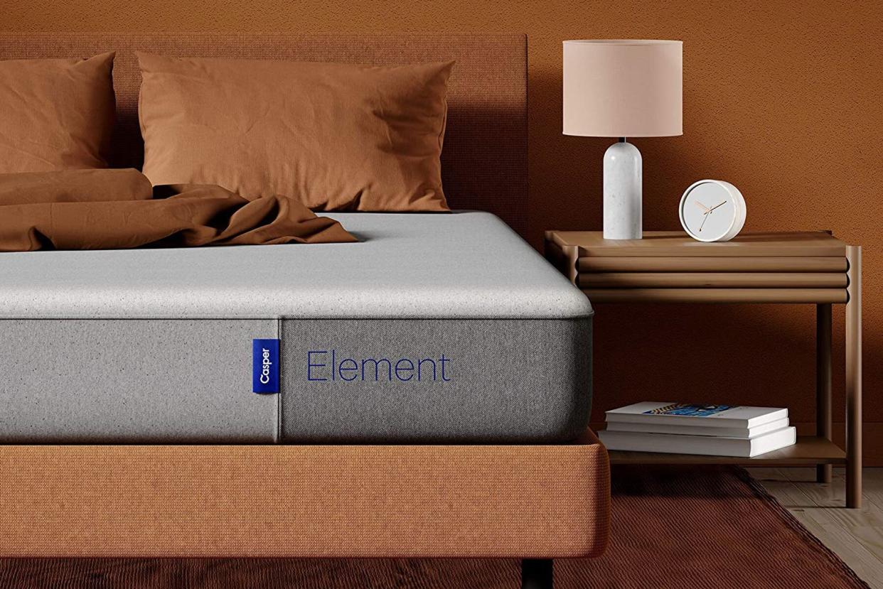 Grey memory foam mattress