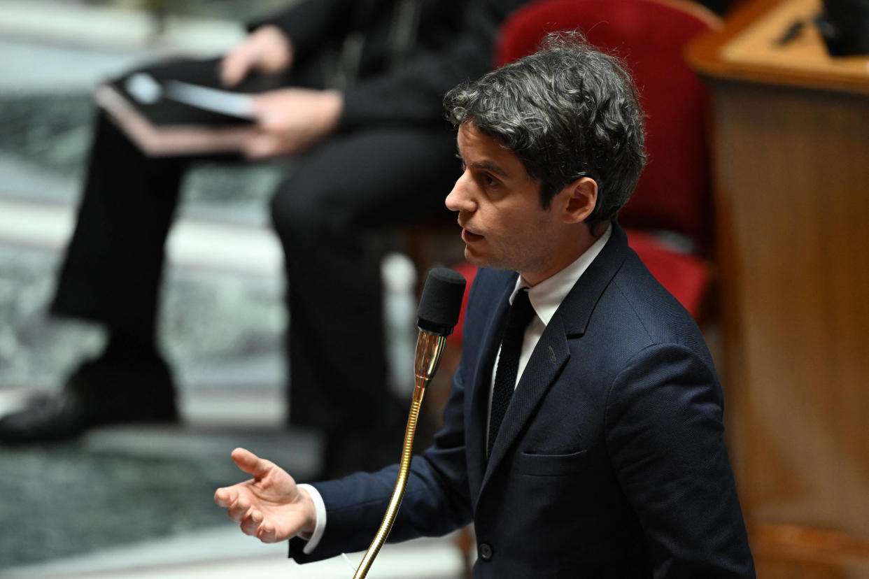 Gabriel Attal va instaurer un grand oral inédit pour les questions au gouvernement à l’Assemblée nationale (Photo de Gabriel Attal le 7 février 2024)