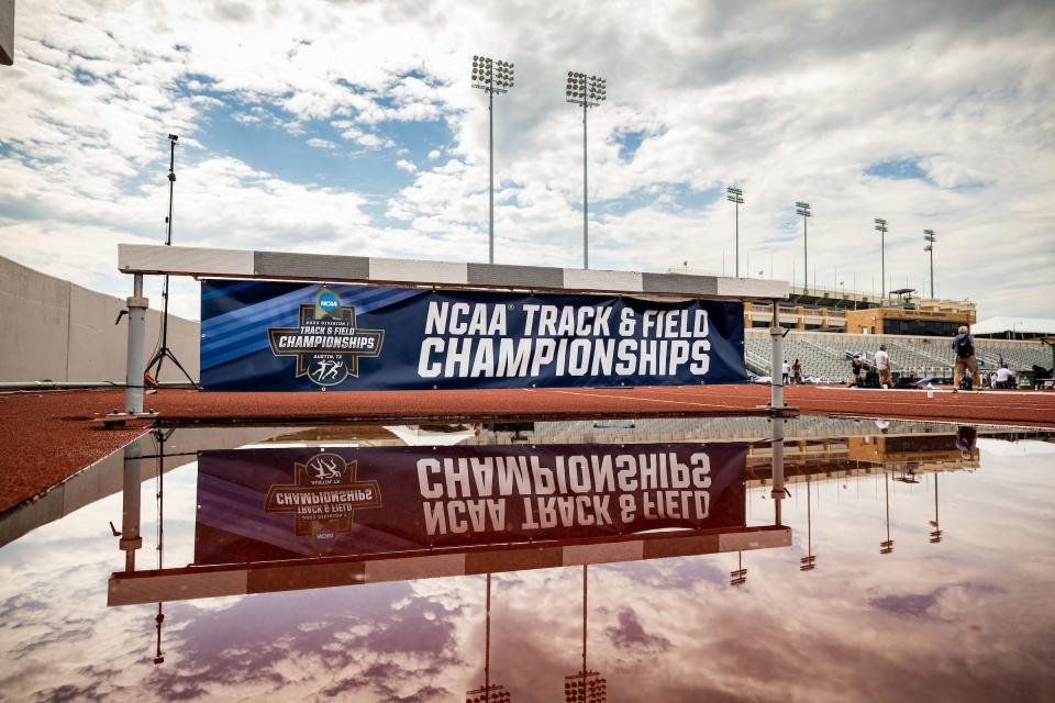 The BYU track and field team is competing this week at the NCAA Outdoor Track and Field Championships in Austin, Texas. | Joey <a class="link " href="https://sports.yahoo.com/ncaaw/players/67503" data-i13n="sec:content-canvas;subsec:anchor_text;elm:context_link" data-ylk="slk:Garrison;sec:content-canvas;subsec:anchor_text;elm:context_link;itc:0">Garrison</a>, BYU Photo