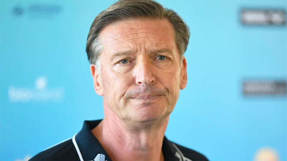 Pictured here, Swimming Australia chief executive Alex Baumann.