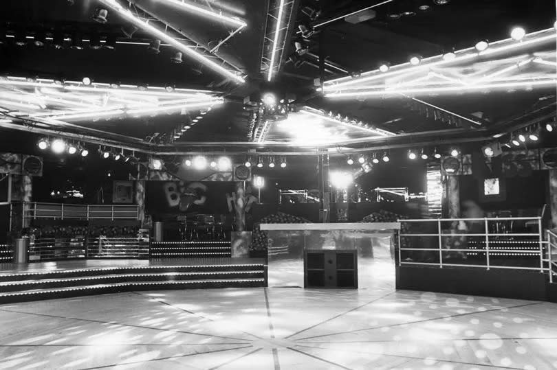 The dance floor at the Kiss Nightclub in Aintree. November 16, 1992