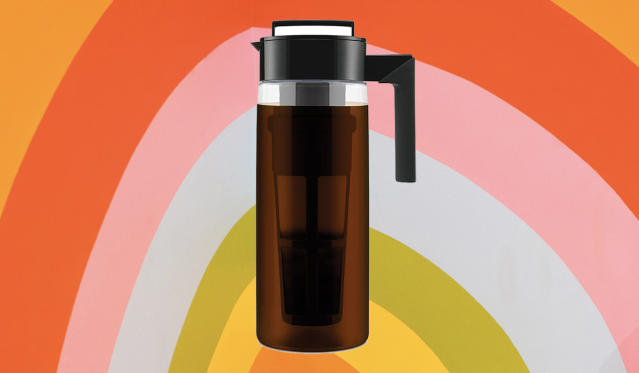 This cold brew maker makes excellent iced coffee and tea