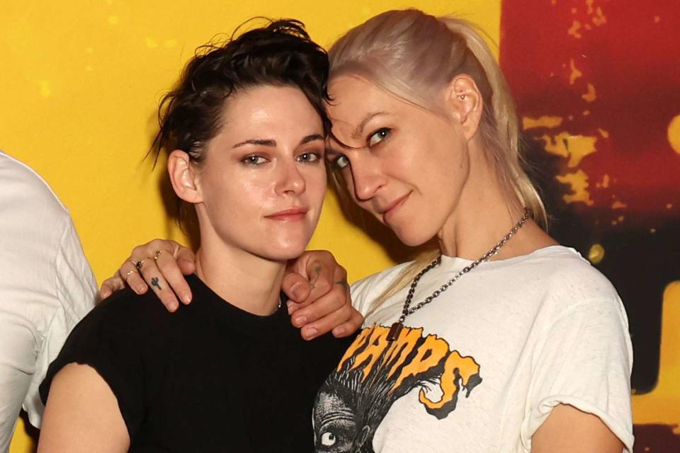 <p>Chelsea Lauren/Shutterstock</p> Kristen Stewart and Dylan Meyer