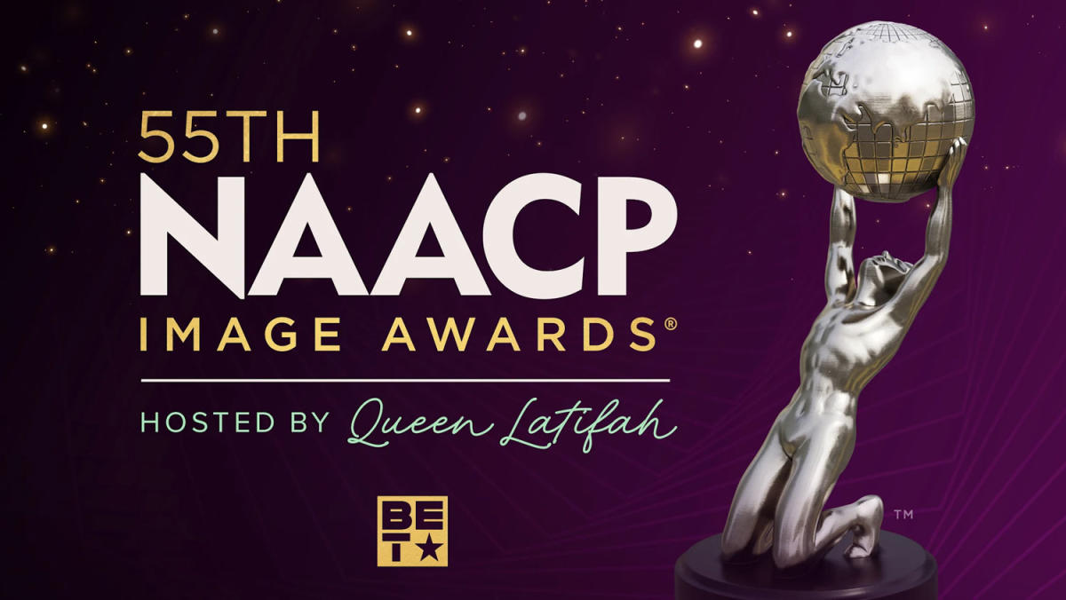 Queen Latifah Goes Sheer in Oscar de la Renta at NAACP Awards 2024