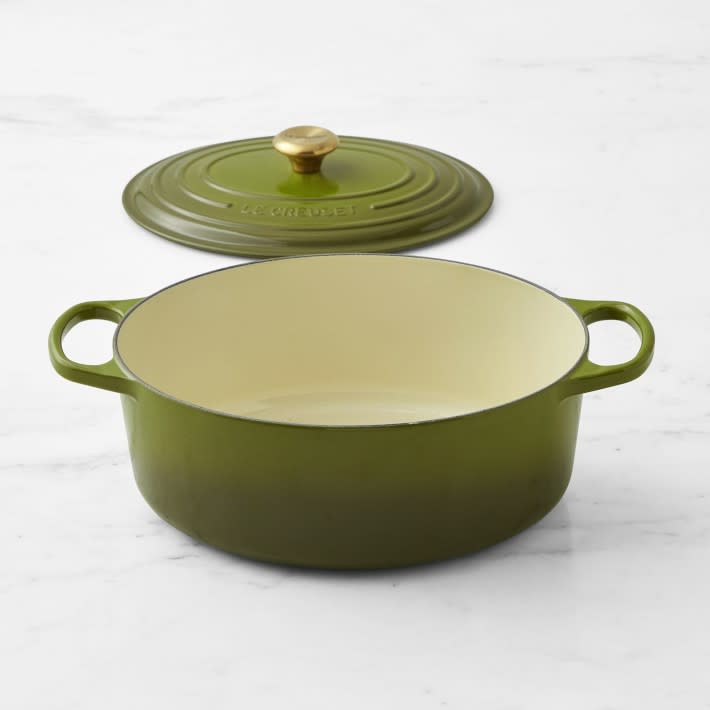 <p><a href="https://go.redirectingat.com?id=74968X1596630&url=https%3A%2F%2Fwww.williams-sonoma.com%2Fproducts%2Fle-creuset-signature-oval-dutch-oven_10&sref=https%3A%2F%2Fwww.delish.com%2Fkitchen-tools%2Fcookware-reviews%2Fg41696870%2Fgifts-for-chefs%2F" rel="nofollow noopener" target="_blank" data-ylk="slk:Shop Now;elm:context_link;itc:0;sec:content-canvas" class="link ">Shop Now</a></p><p>Le Creuset Signature Enameled Cast Iron Oval Dutch Oven</p><p>Williams Sonoma</p><p>$400.00</p>