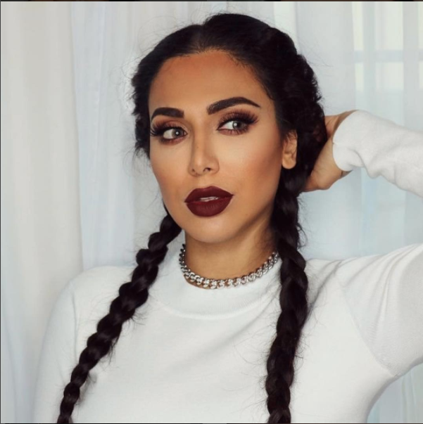 Beauty blogger Huda Kattan spends thousands on makeup a month. Photo: Instagram